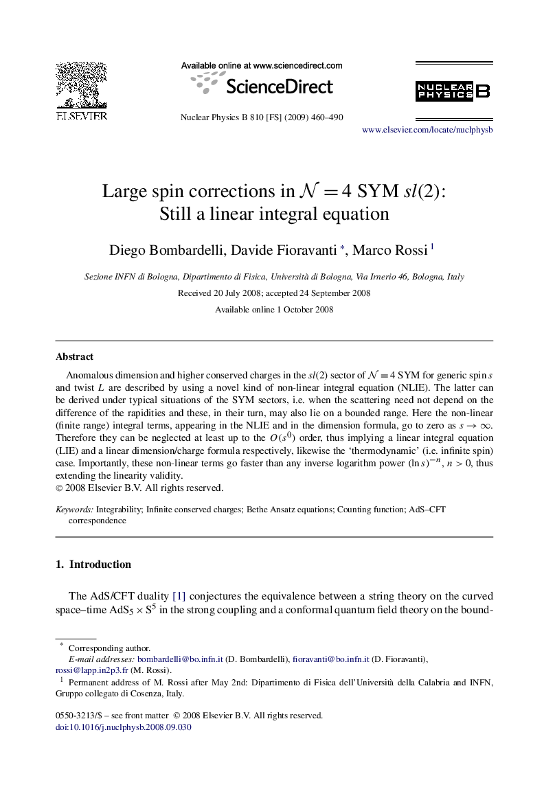 Large spin corrections in N=4 SYM sl(2): Still a linear integral equation