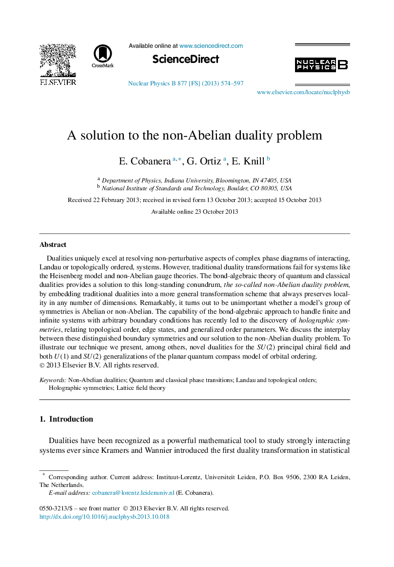 A solution to the non-Abelian duality problem