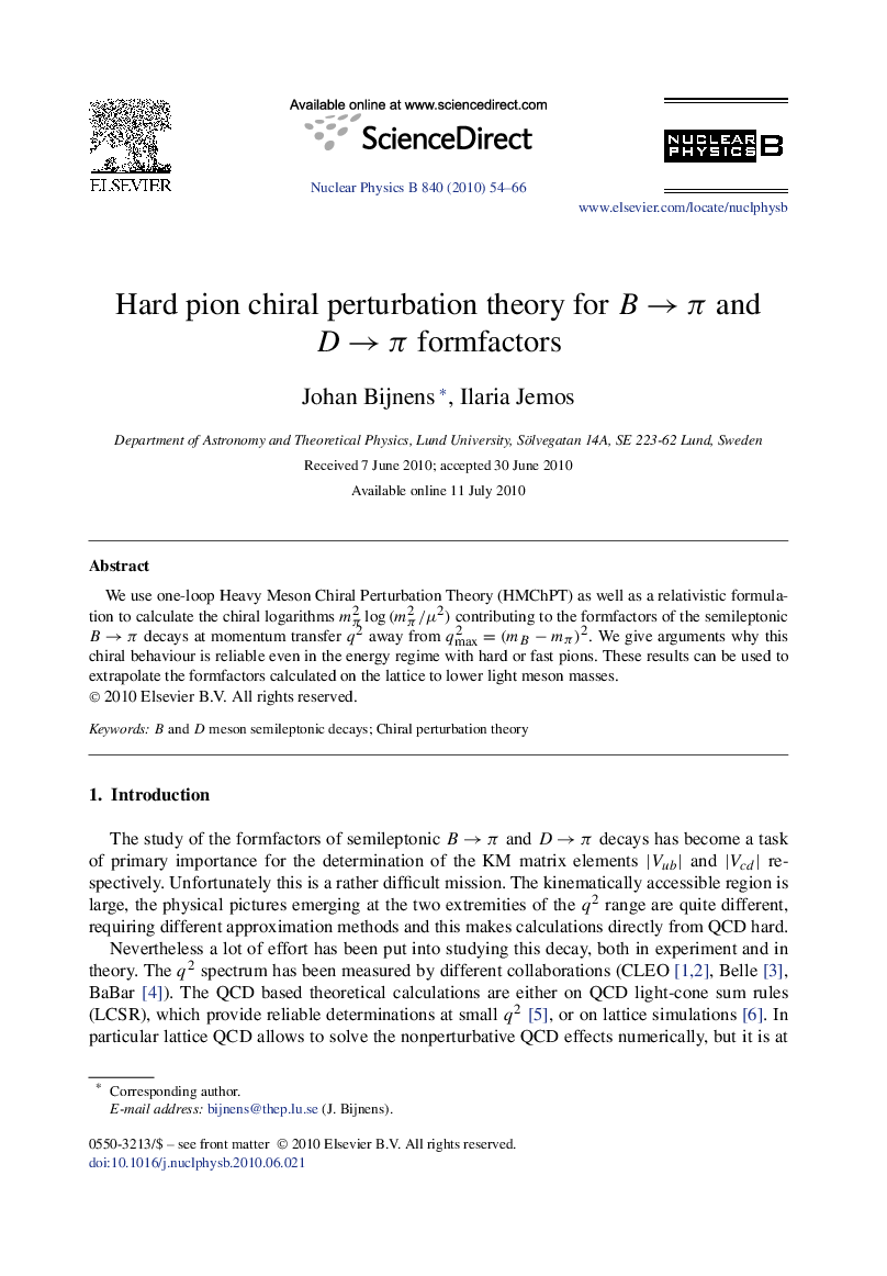 Hard pion chiral perturbation theory for BâÏ and DâÏ formfactors