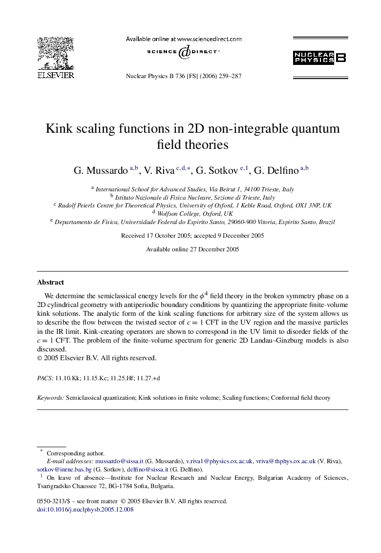 Kink scaling functions in 2D non-integrable quantum field theories