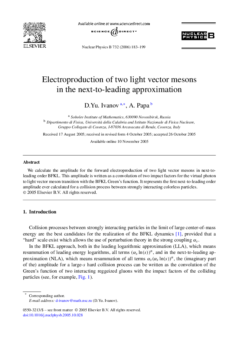Electroproduction of two light vector mesons in the next-to-leading approximation