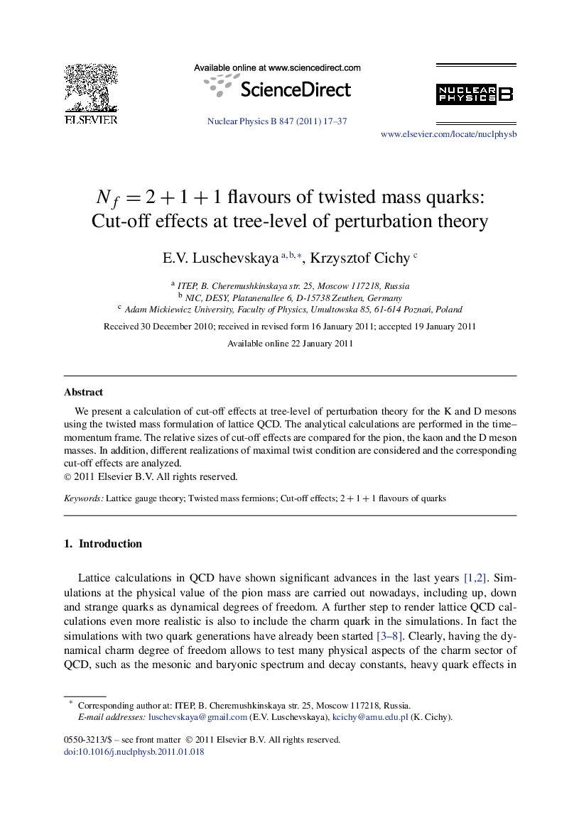 Nf=2+1+1 flavours of twisted mass quarks: Cut-off effects at tree-level of perturbation theory