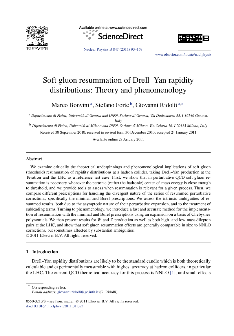 Soft gluon resummation of Drell-Yan rapidity distributions: Theory and phenomenology