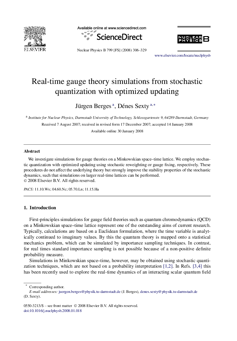 Real-time gauge theory simulations from stochastic quantization with optimized updating