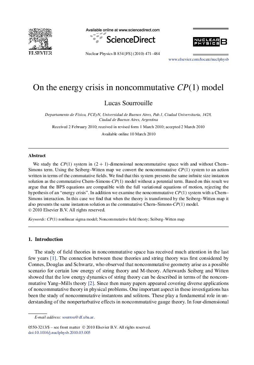 On the energy crisis in noncommutative CP(1) model