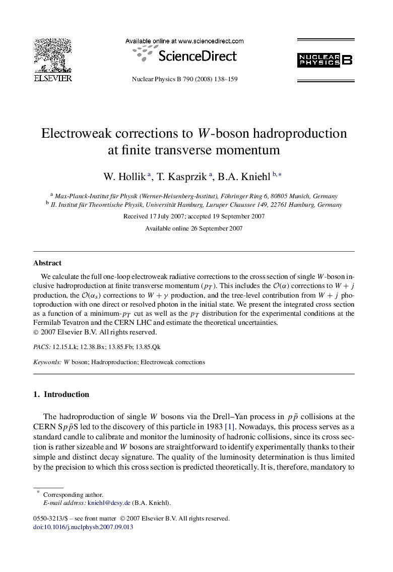 Electroweak corrections to W-boson hadroproduction at finite transverse momentum