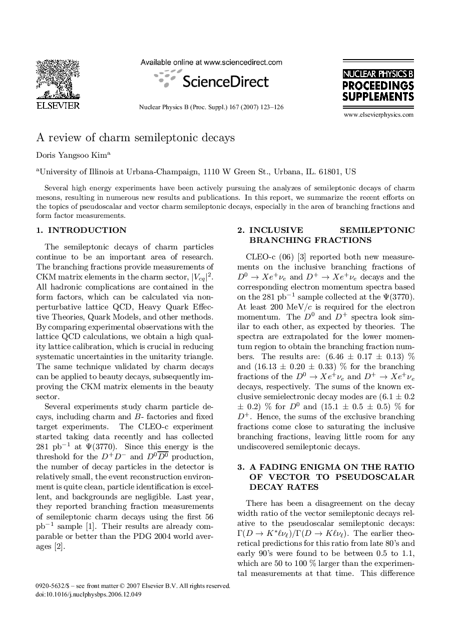 A review of charm semileptonic decays