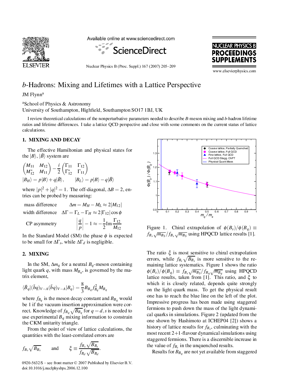 b-Hadrons: Mixing and Lifetimes with a Lattice Perspective