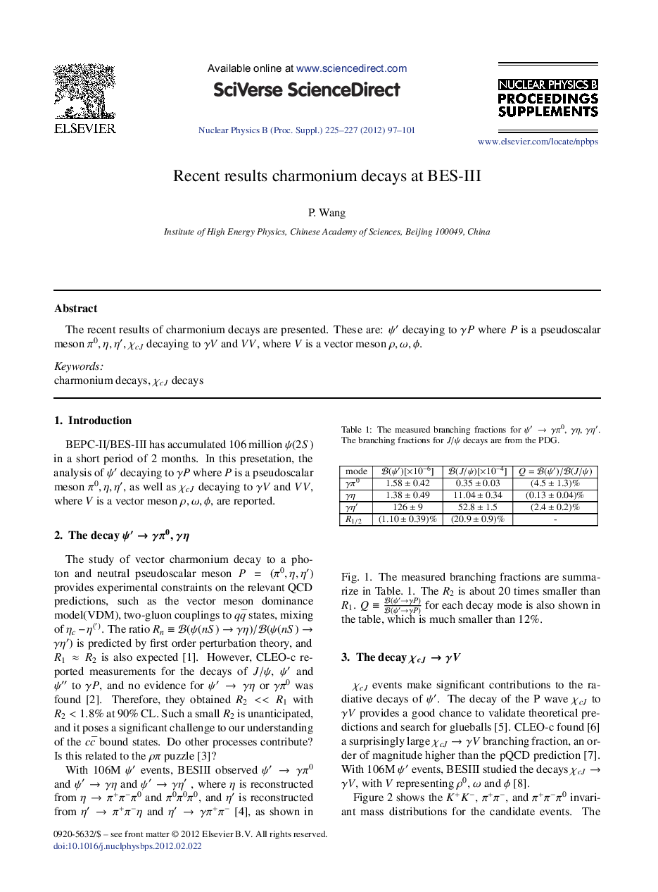 Recent results charmonium decays at BES-III