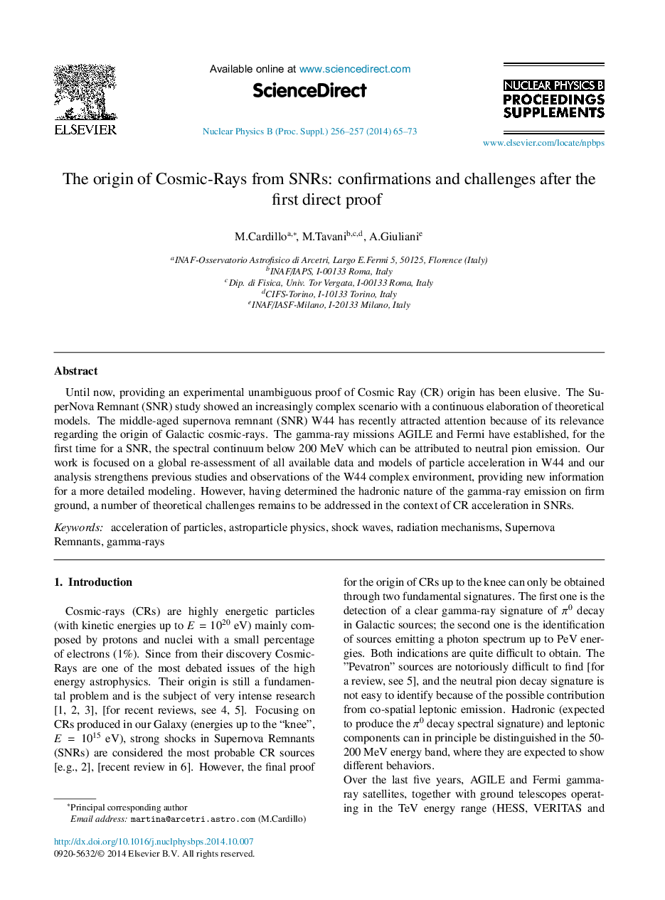 The origin of Cosmic-Rays from SNRs: confirmations and challenges after the first direct proof