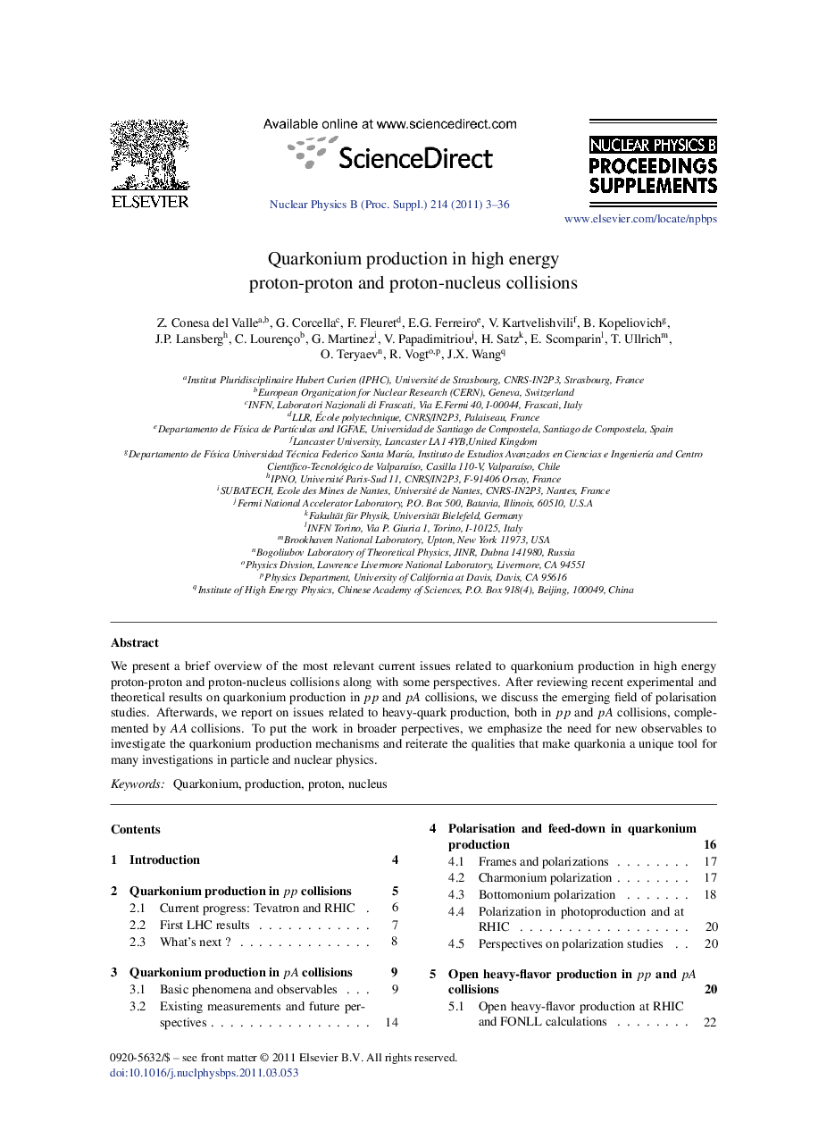 Quarkonium production in high energy proton-proton and proton-nucleus collisions