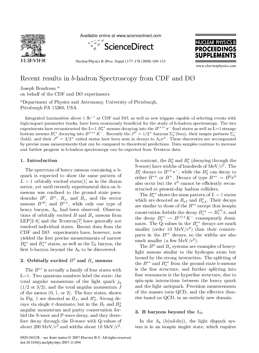 Recent results in b-hadron Spectroscopy from CDF and DØ