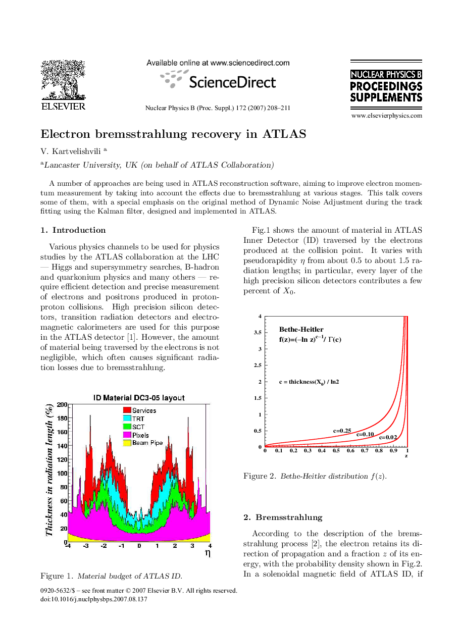 Electron bremsstrahlung recovery in ATLAS