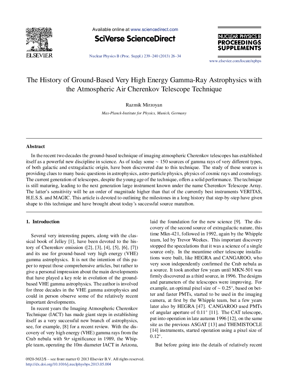 The History of Ground-Based Very High Energy Gamma-Ray Astrophysics with the Atmospheric Air Cherenkov Telescope Technique