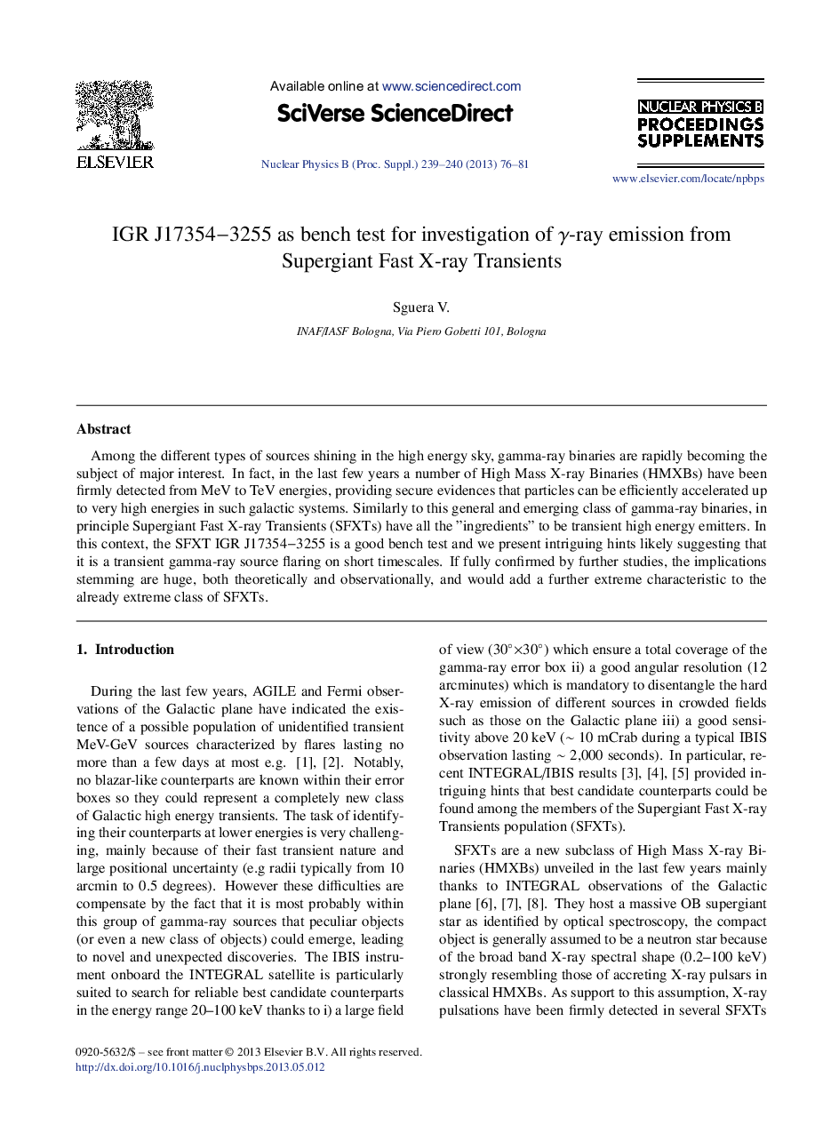 IGR J17354–3255 as bench test for investigation of γ-ray emission from Supergiant Fast X-ray Transients