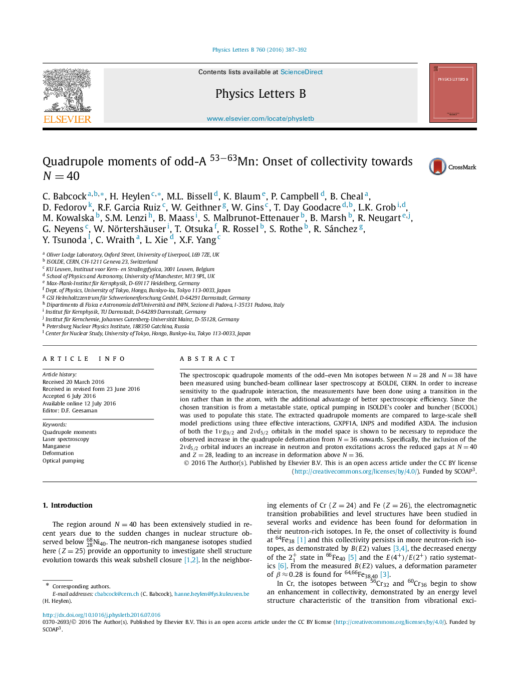 Quadrupole moments of odd-A 53−63Mn: Onset of collectivity towards N = 40