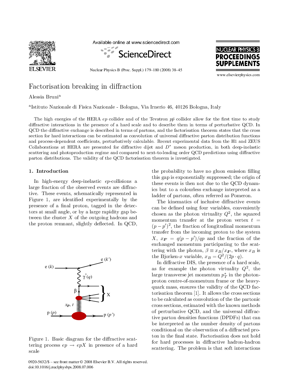 Factorisation breaking in diffraction