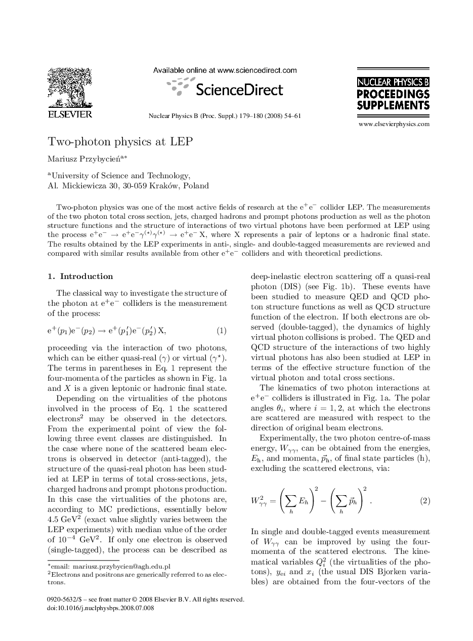 Two-photon physics at LEP