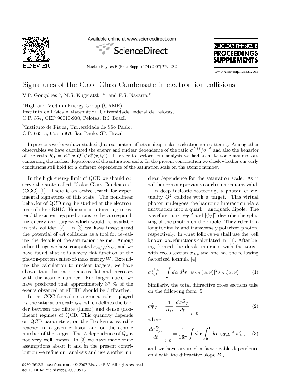 Signatures of the Color Glass Condensate in electron ion collisions