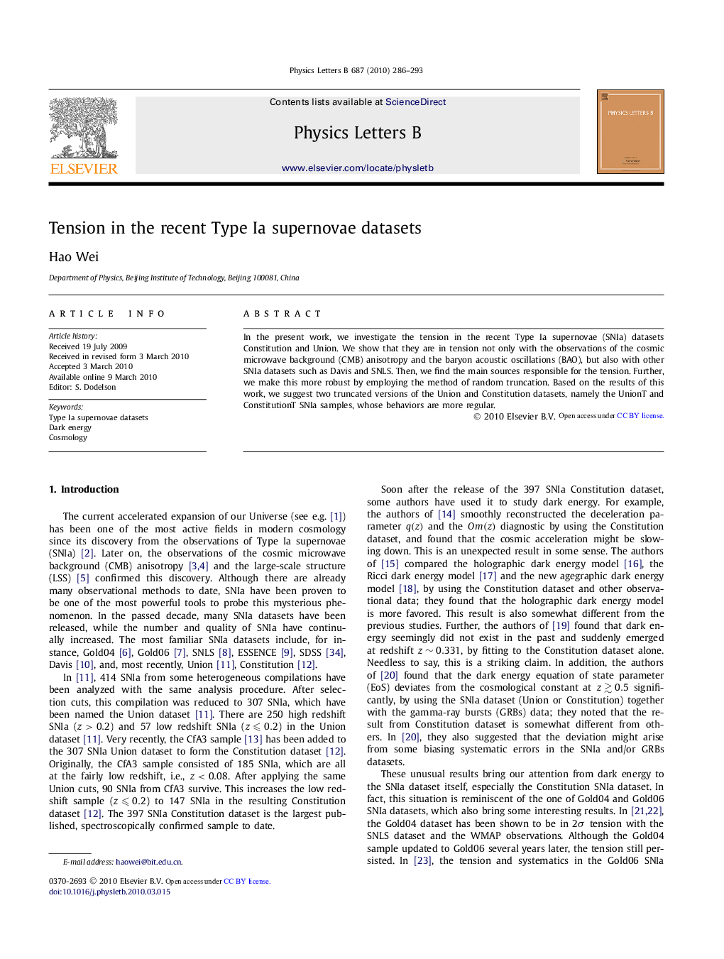 Tension in the recent Type Ia supernovae datasets