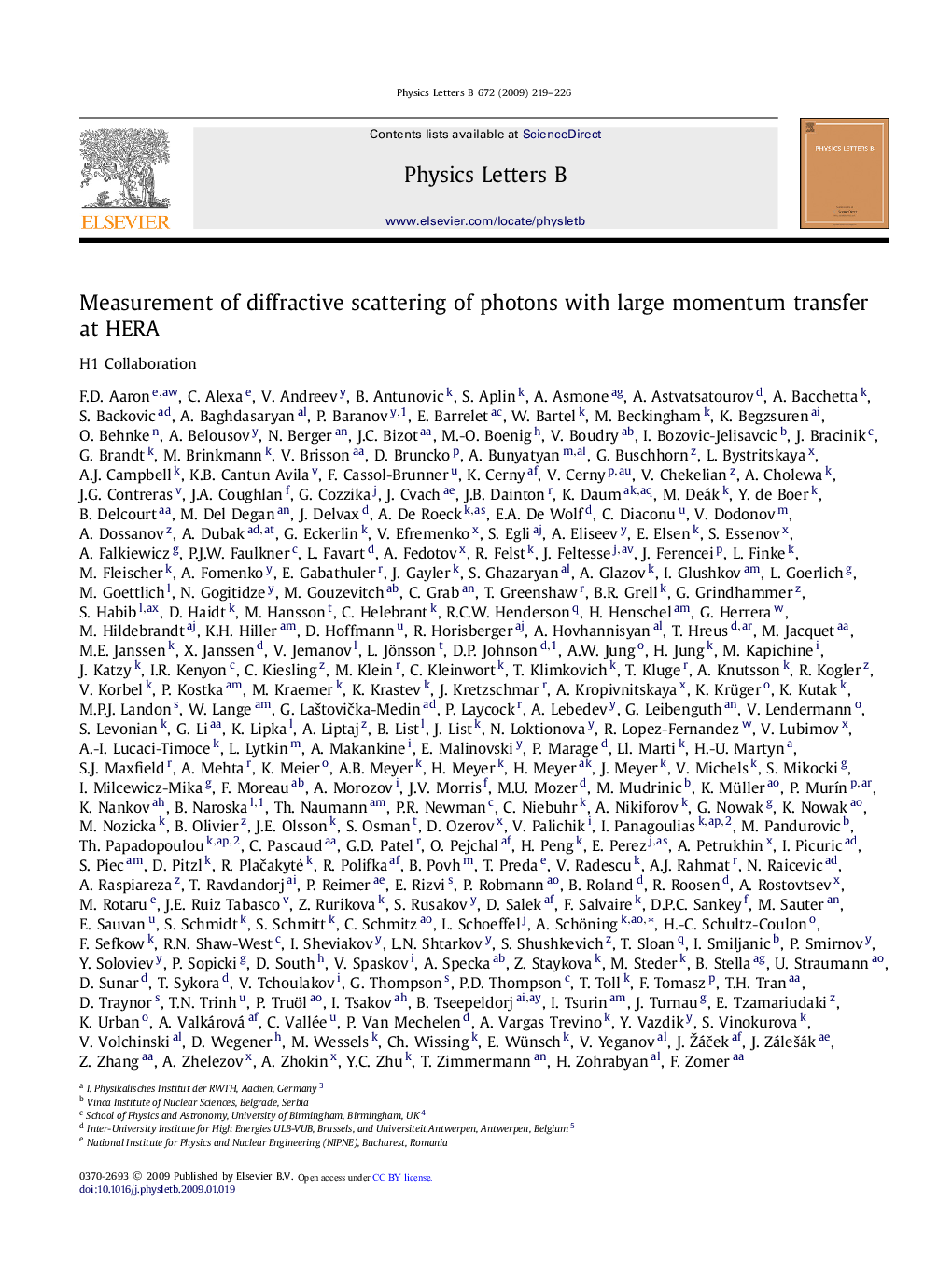 Measurement of diffractive scattering of photons with large momentum transfer at HERA