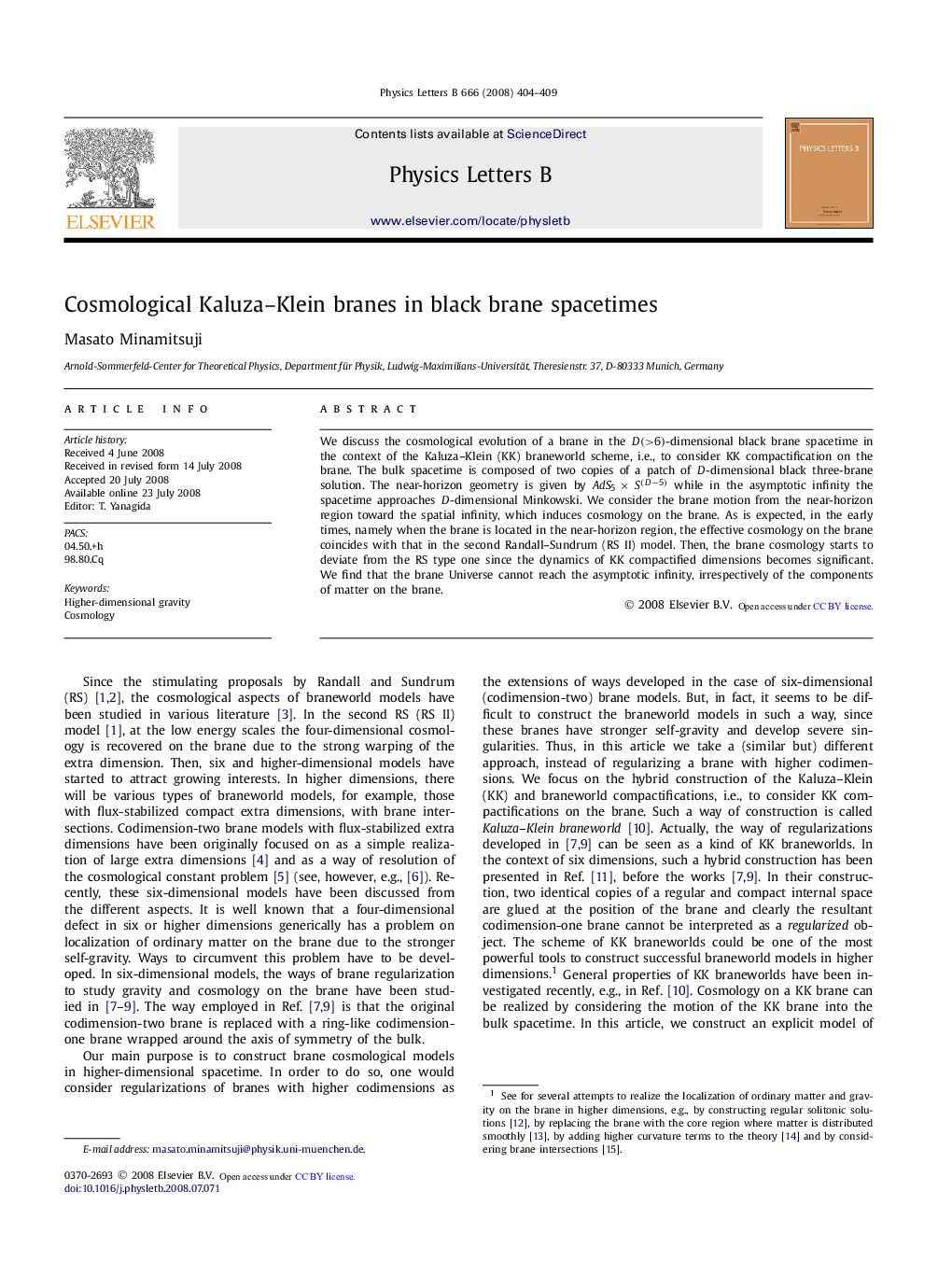 Cosmological Kaluza-Klein branes in black brane spacetimes