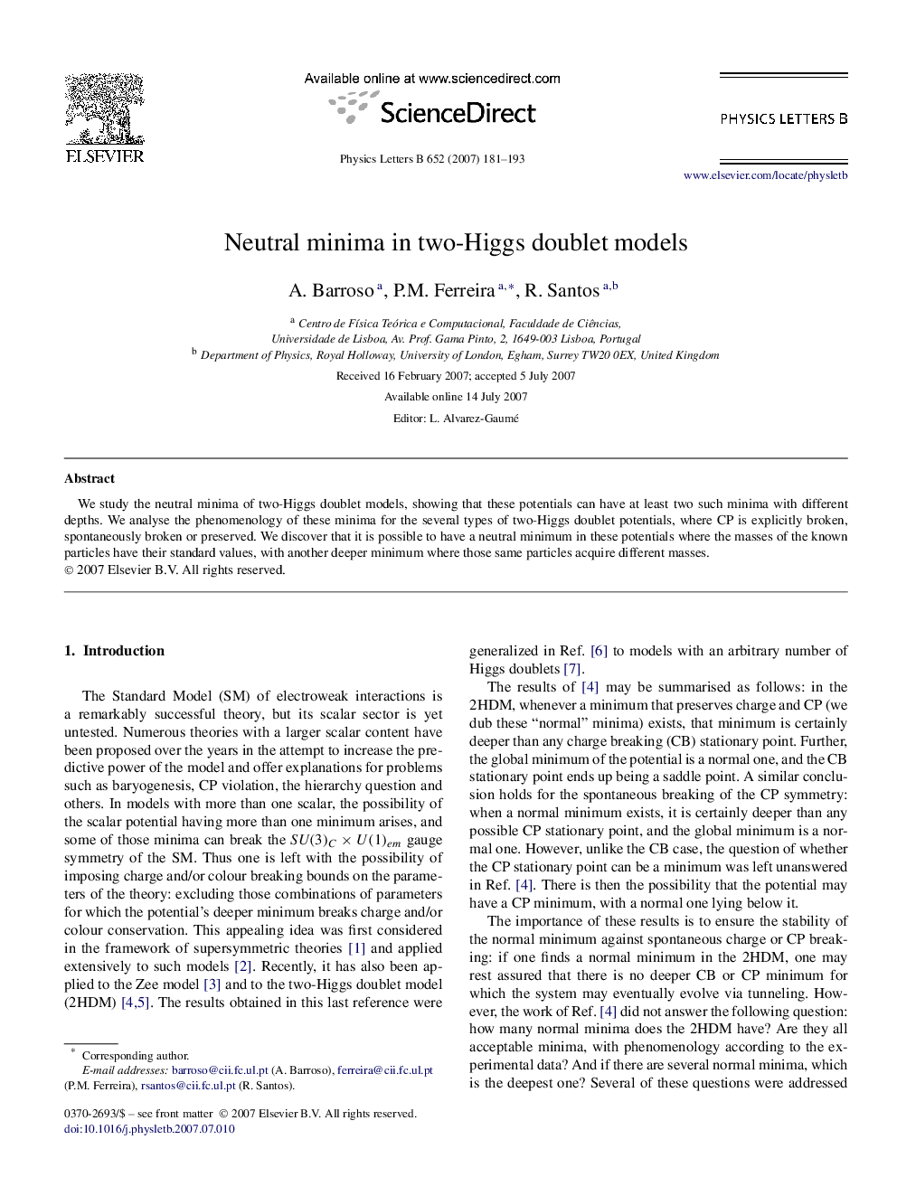 Neutral minima in two-Higgs doublet models