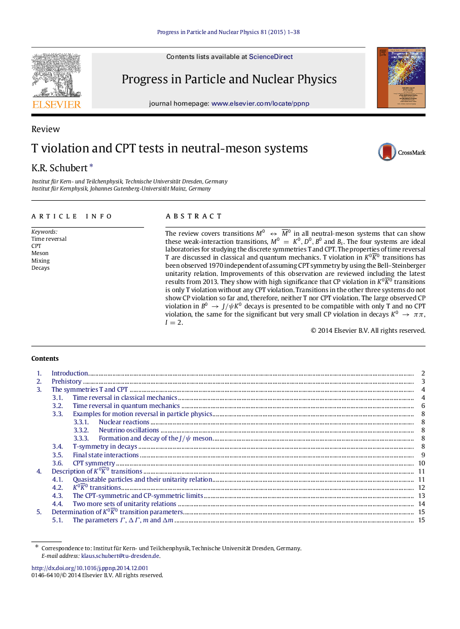 T violation and CPT tests in neutral-meson systems