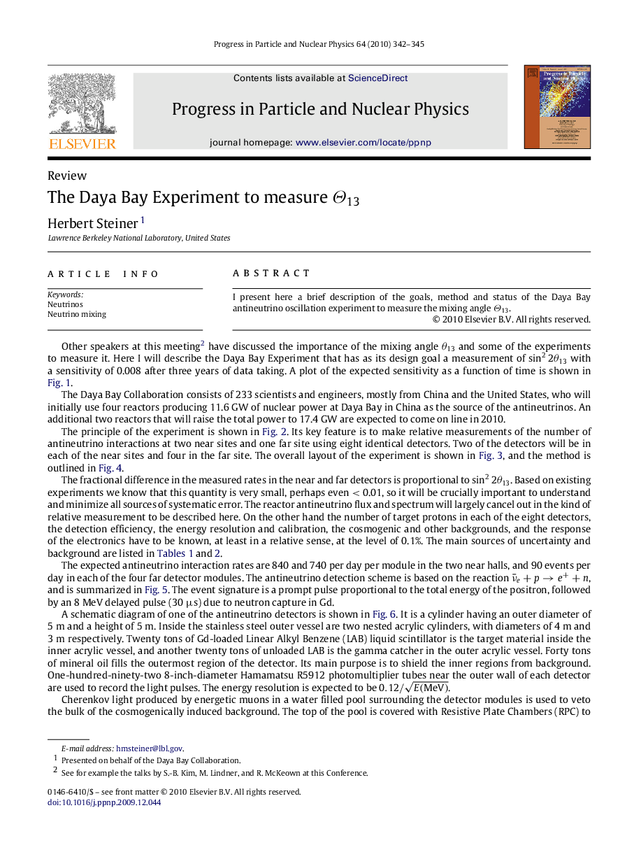 The Daya Bay Experiment to measure Θ13Θ13