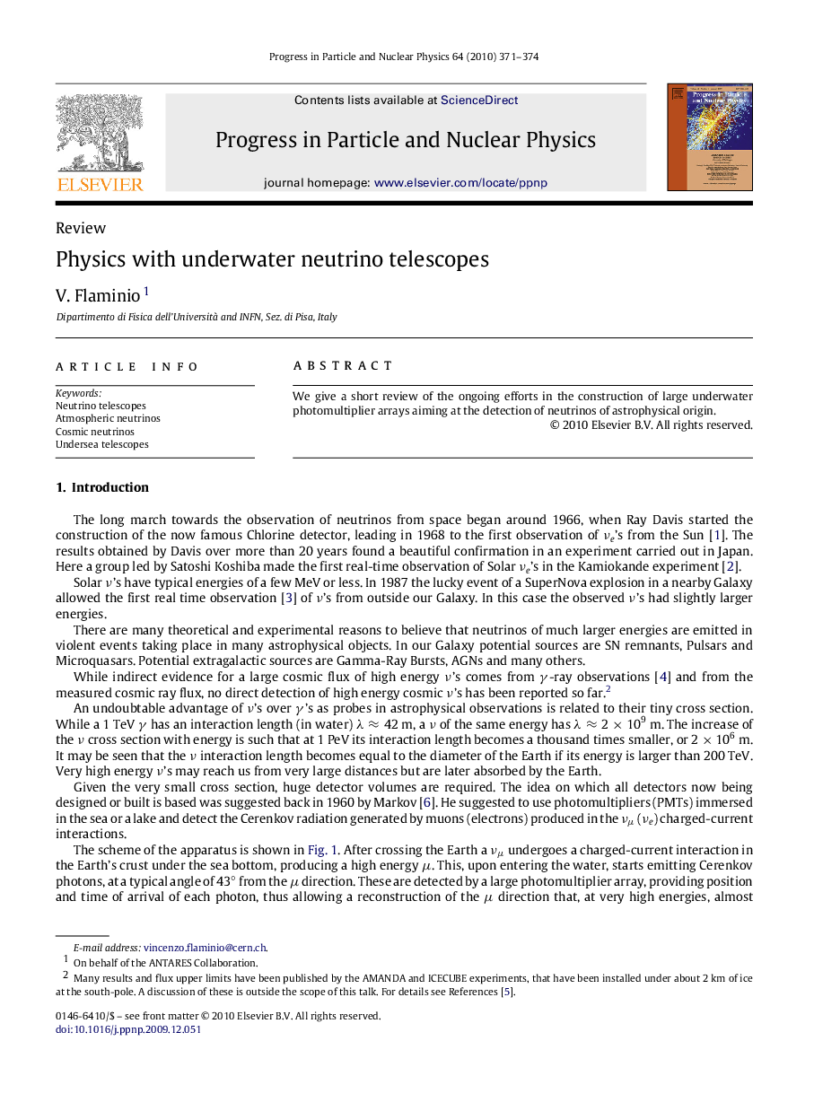 Physics with underwater neutrino telescopes