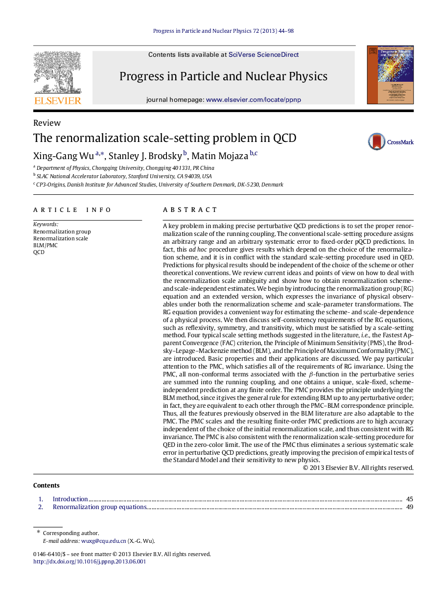 The renormalization scale-setting problem in QCD