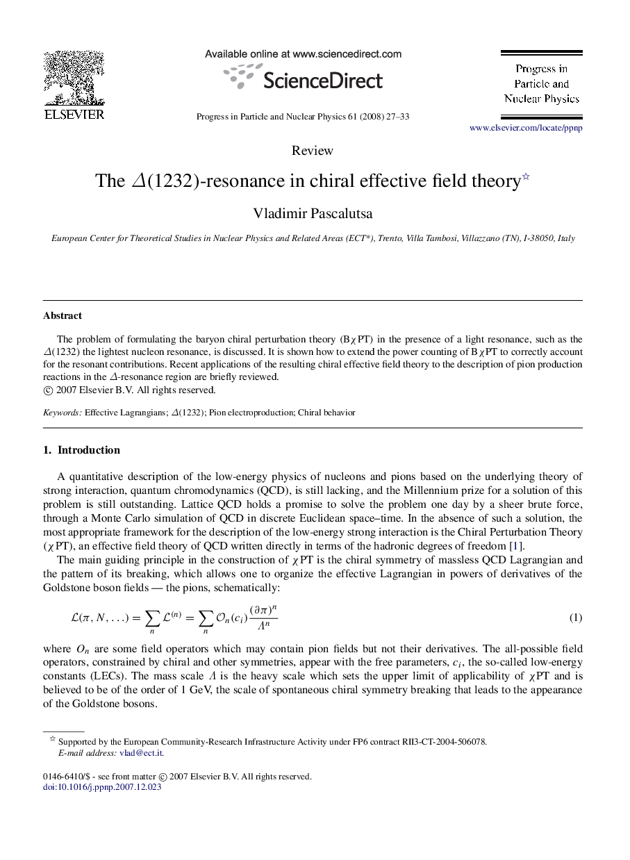 The Δ(1232) -resonance in chiral effective field theory 