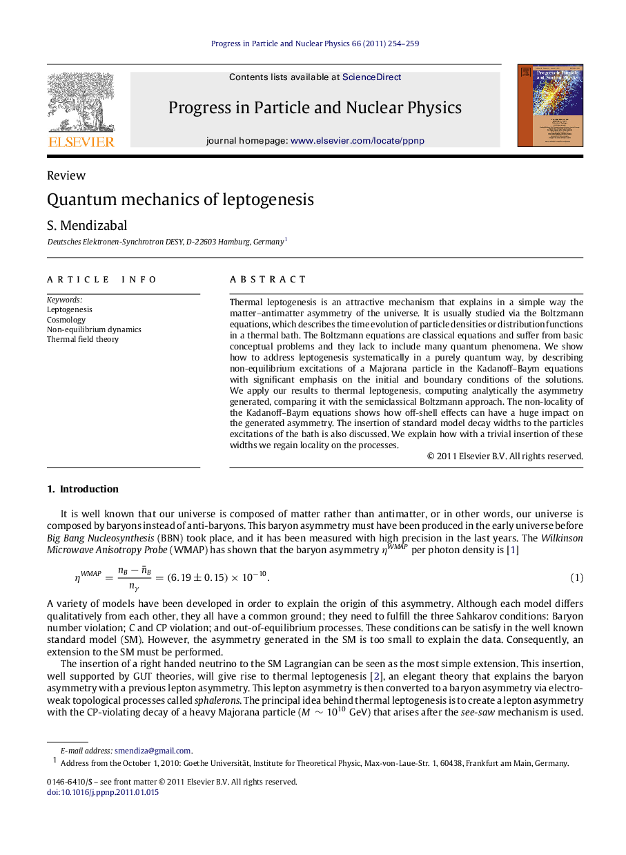 Quantum mechanics of leptogenesis