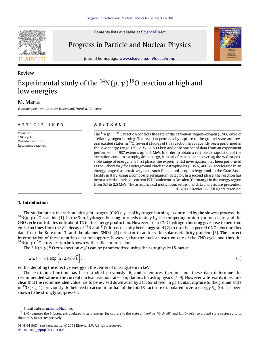 Experimental study of the 14N(p,γ)15O reaction at high and low energies