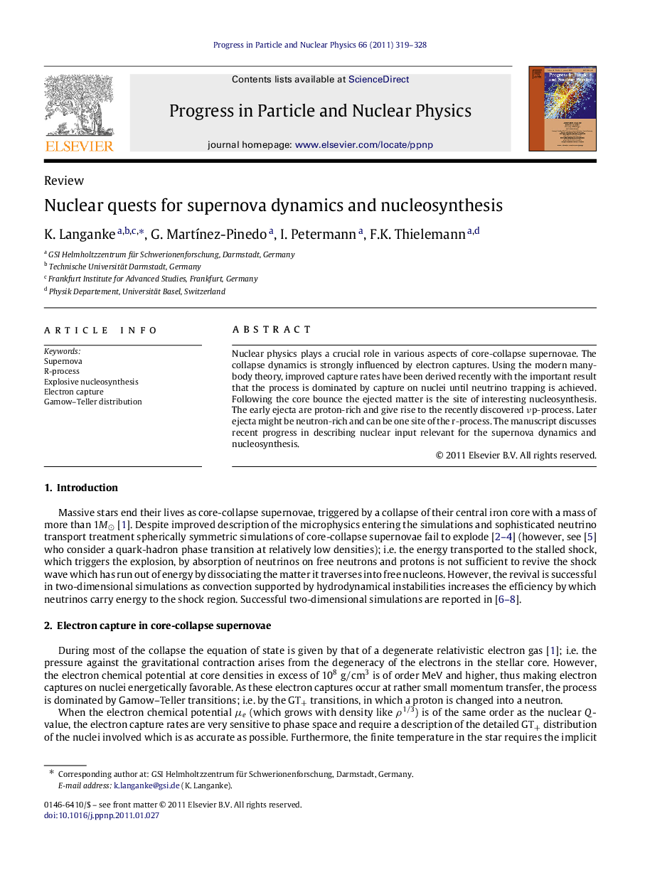 Nuclear quests for supernova dynamics and nucleosynthesis