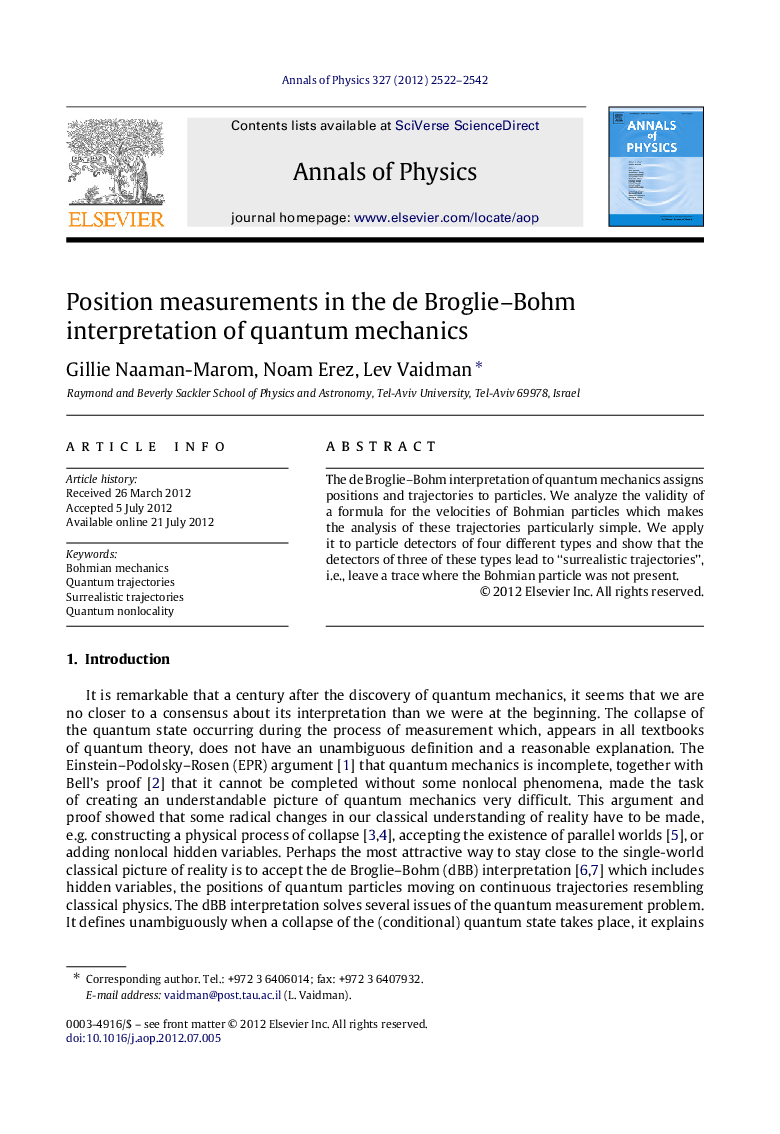 Position measurements in the de Broglie–Bohm interpretation of quantum mechanics