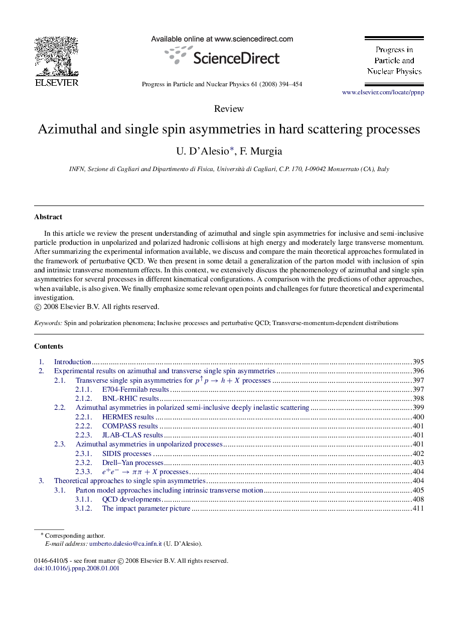 Azimuthal and single spin asymmetries in hard scattering processes