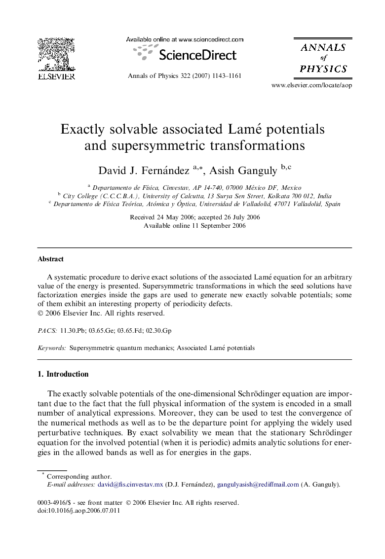 Exactly solvable associated Lamé potentials and supersymmetric transformations