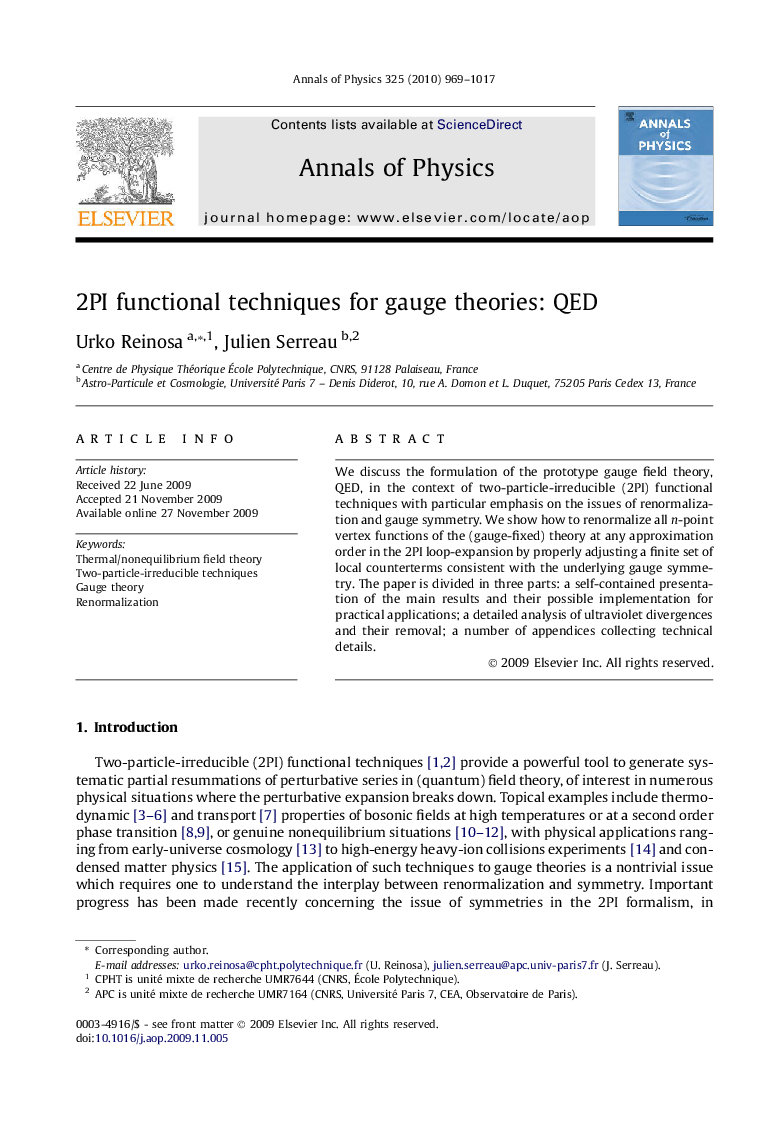 2PI functional techniques for gauge theories: QED