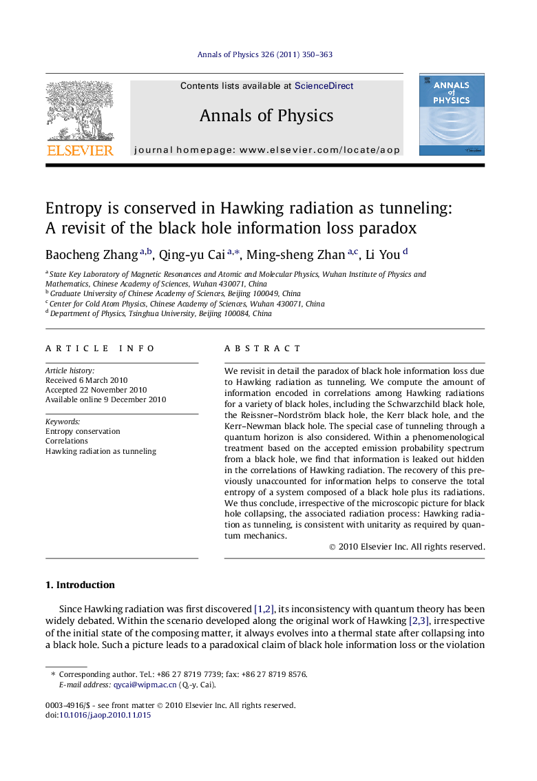 Entropy is conserved in Hawking radiation as tunneling: A revisit of the black hole information loss paradox