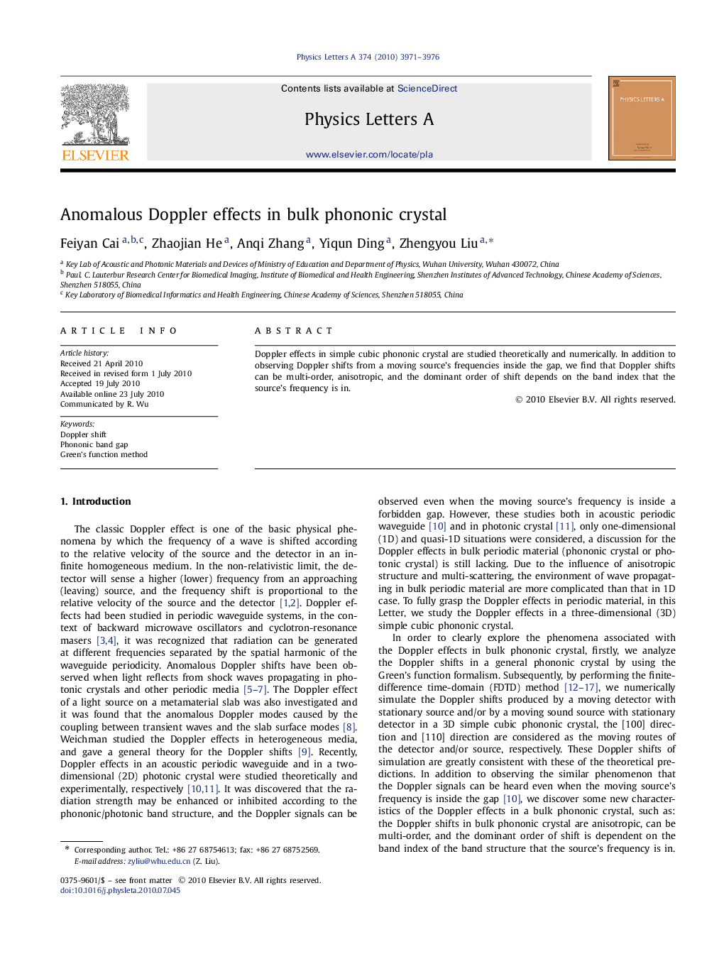 Anomalous Doppler effects in bulk phononic crystal