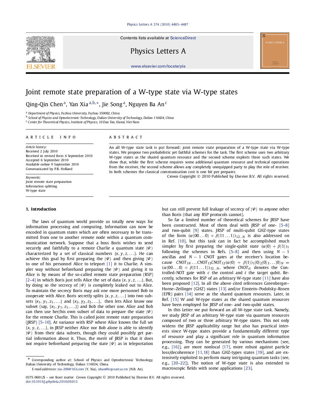 Joint remote state preparation of a W-type state via W-type states