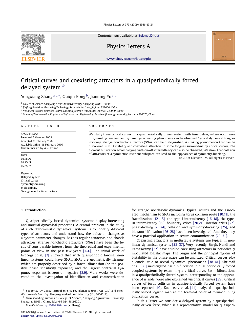 Critical curves and coexisting attractors in a quasiperiodically forced delayed system 