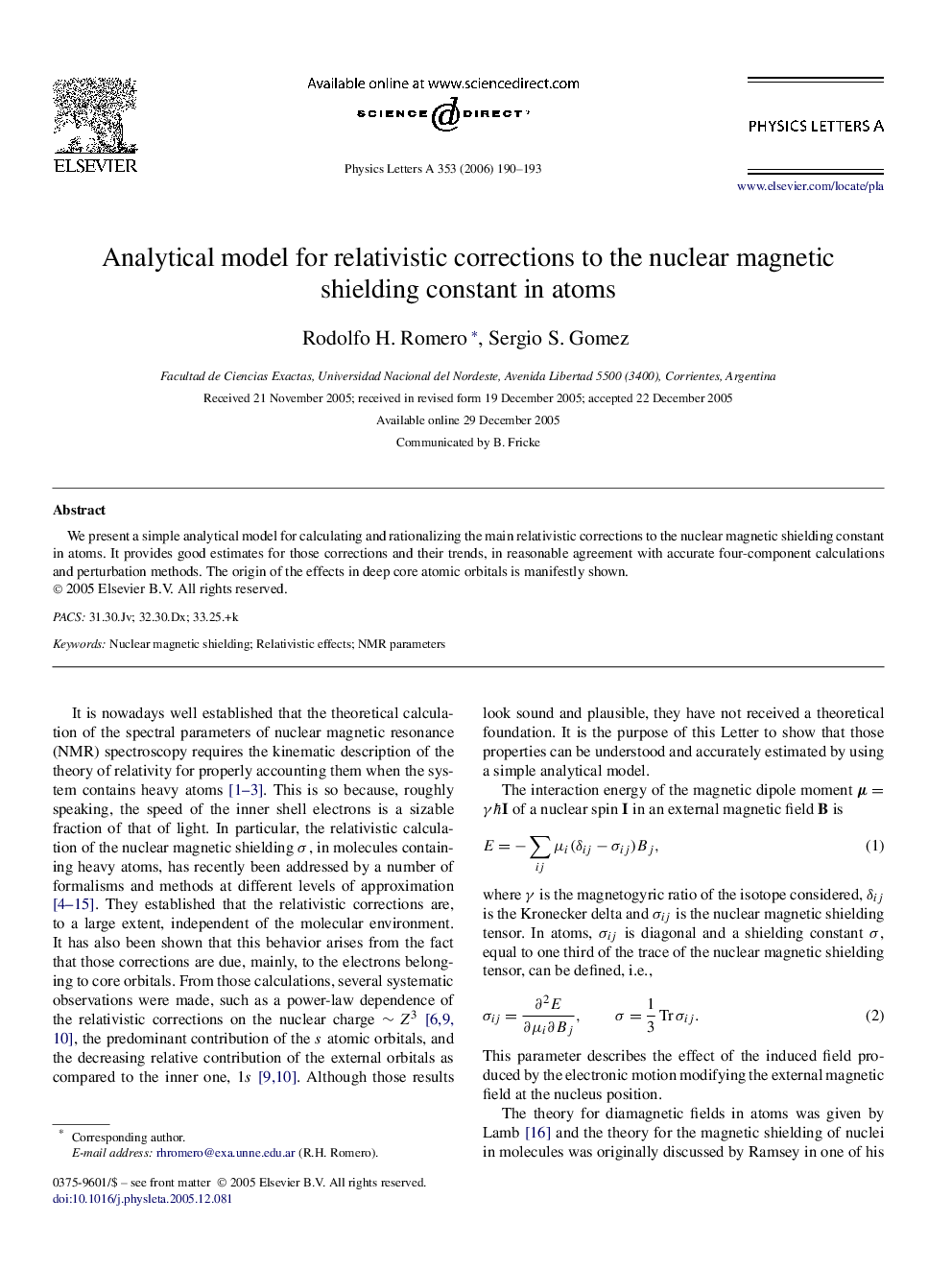 Analytical model for relativistic corrections to the nuclear magnetic shielding constant in atoms