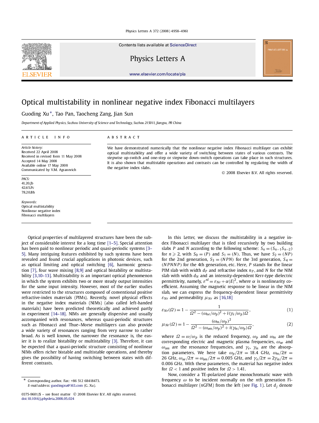 Optical multistability in nonlinear negative index Fibonacci multilayers