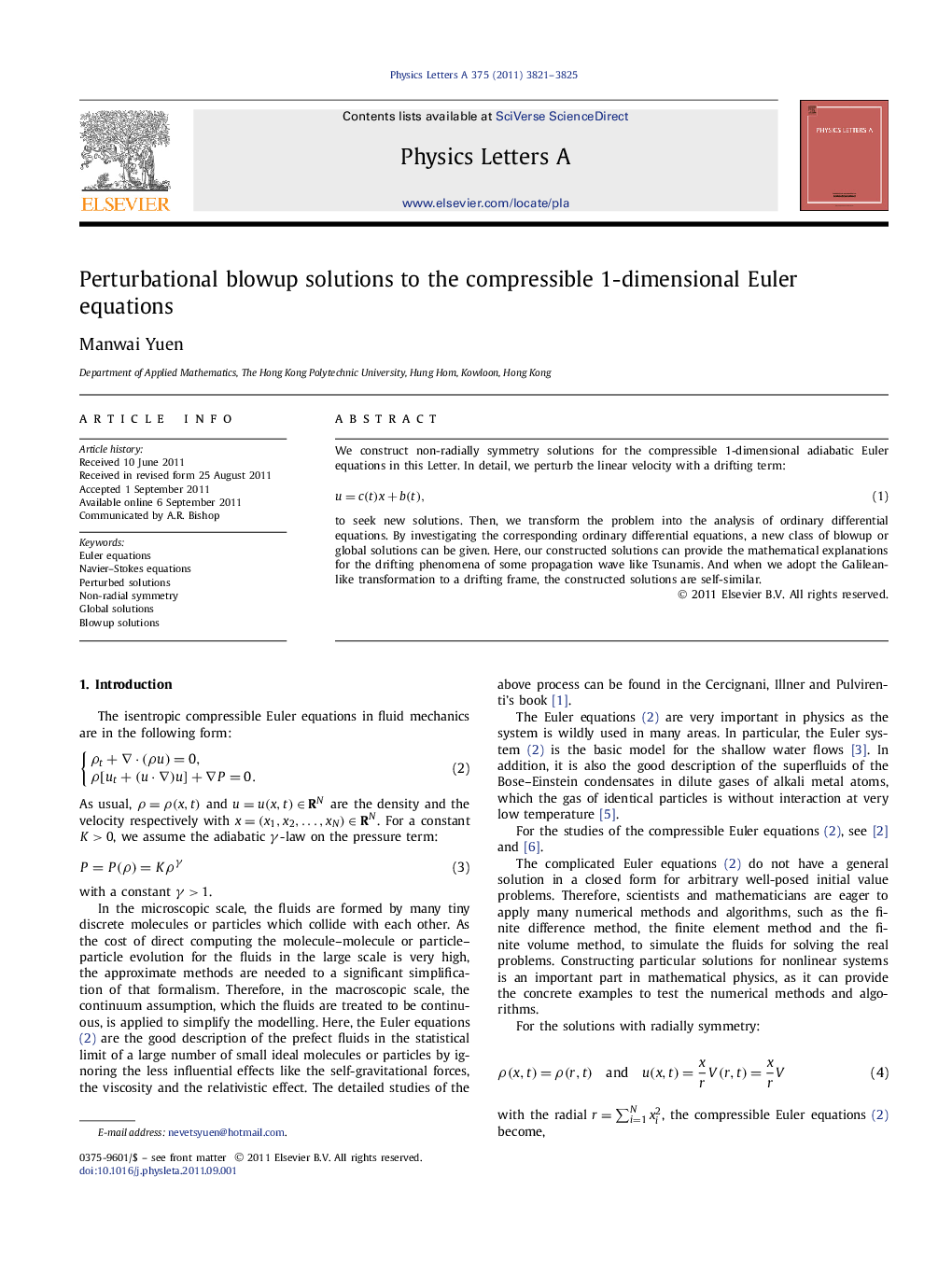 Perturbational blowup solutions to the compressible 1-dimensional Euler equations