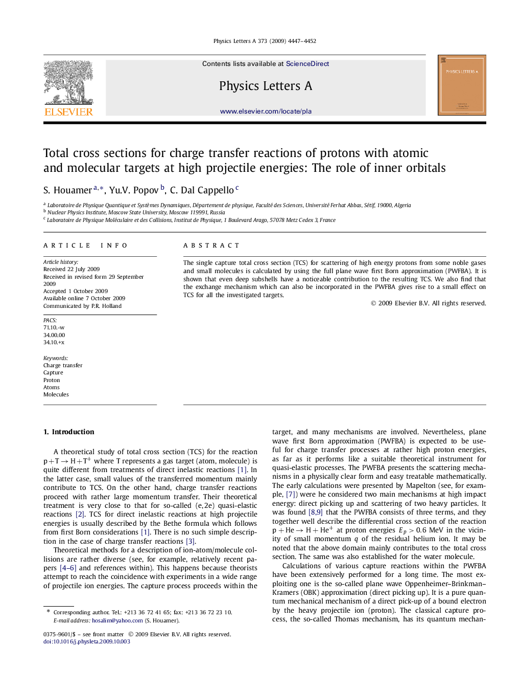 Total cross sections for charge transfer reactions of protons with atomic and molecular targets at high projectile energies: The role of inner orbitals