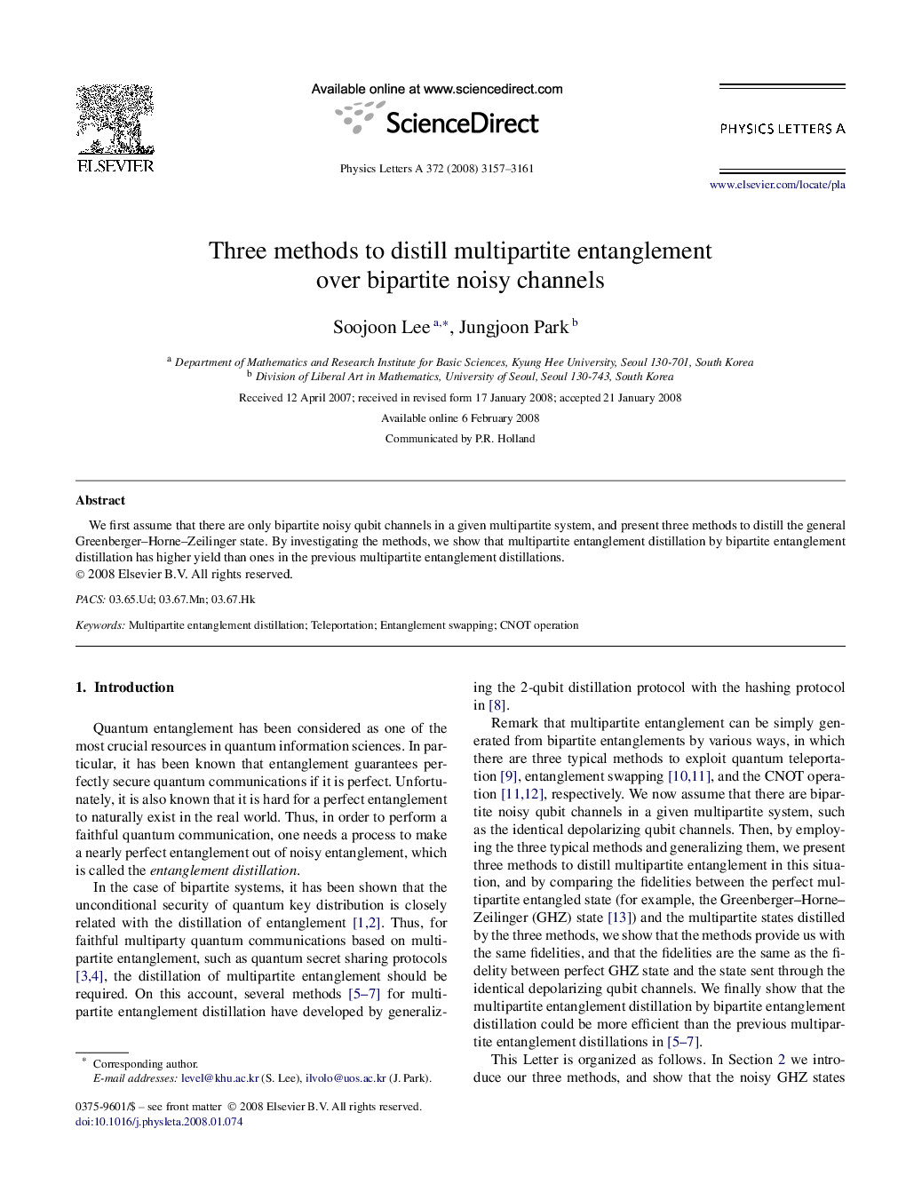 Three methods to distill multipartite entanglement over bipartite noisy channels