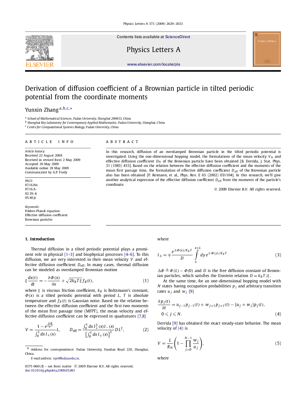 Derivation of diffusion coefficient of a Brownian particle in tilted periodic potential from the coordinate moments