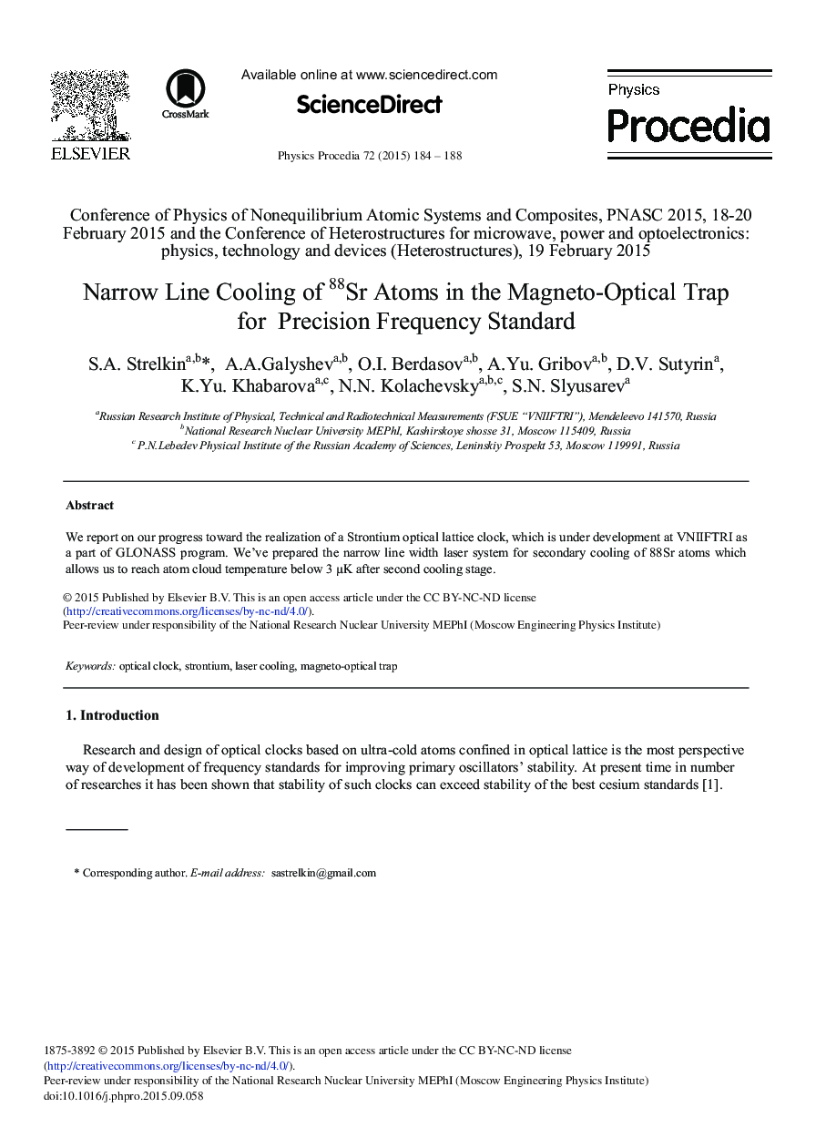 Narrow Line Cooling of 88Sr Atoms in the Magneto-optical Trap for Precision Frequency Standard 